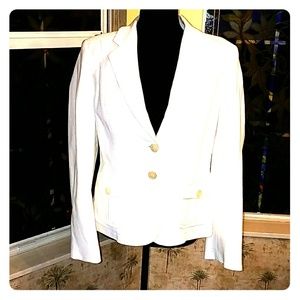 TALBOTS White Blazer.  Size 12